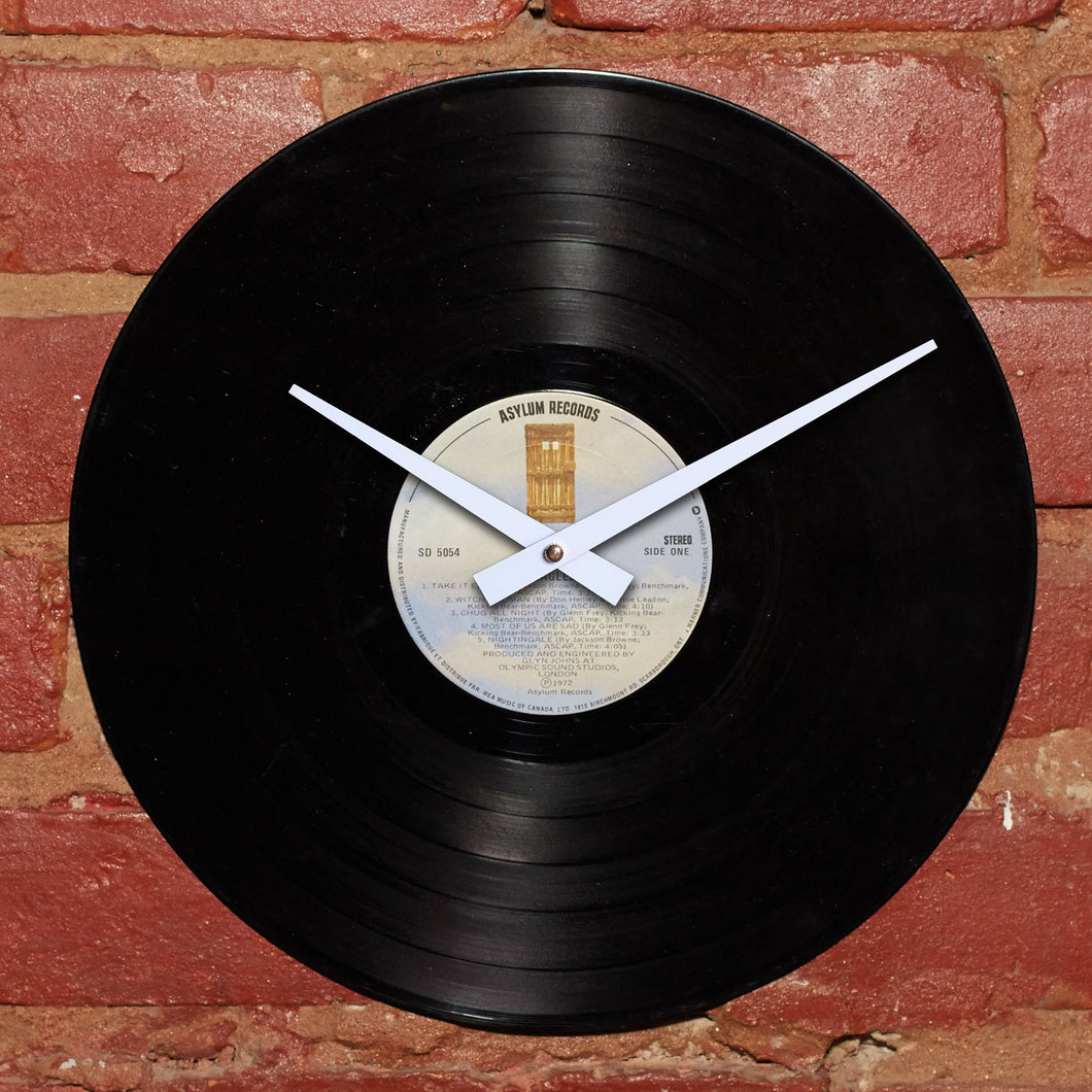 Eagles - Eagles - Handmade Vinyl Record Clock Using Original LP